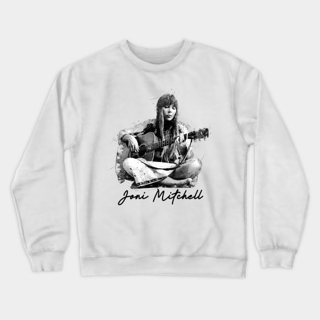 Joni Mitchell Crewneck Sweatshirt by Yopi